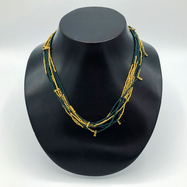 Kette Linda dunkelgrün