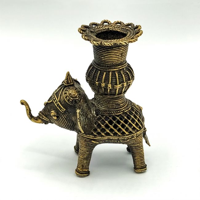 Orissa Elefant Kerzenständer
