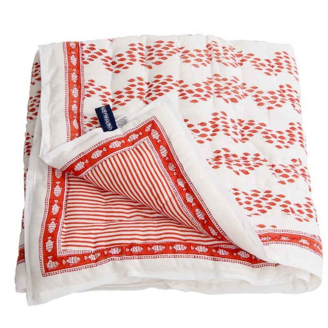 Babyquilt Orange Fische