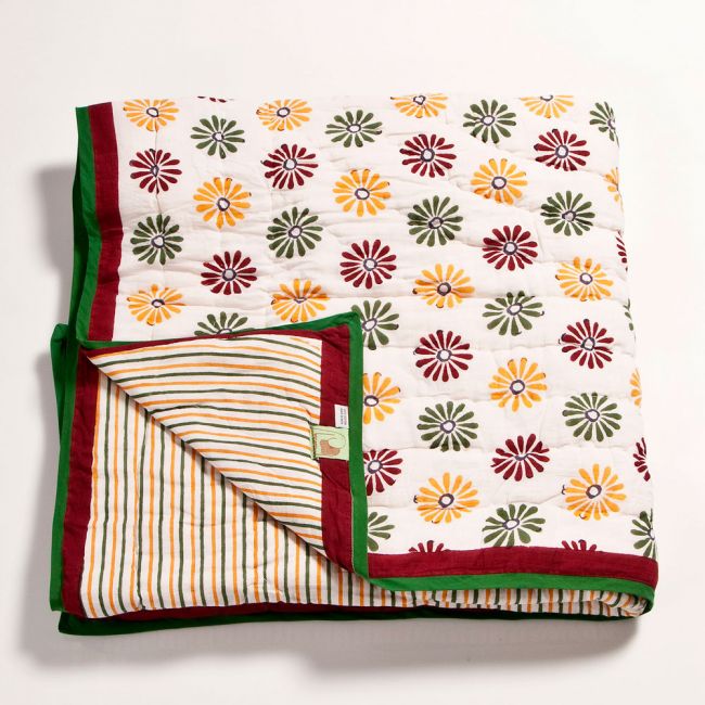 Die Rückseite hat Streifen