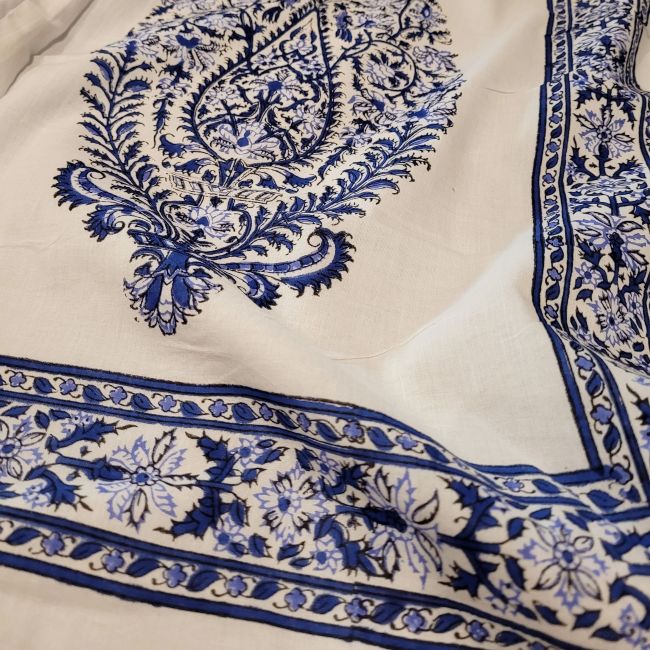 Duhar Paisely Blue-150x220