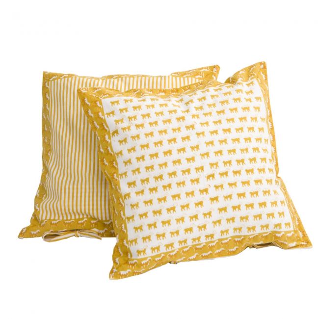 Kissen "Schäfchen" in Wendeoptik.