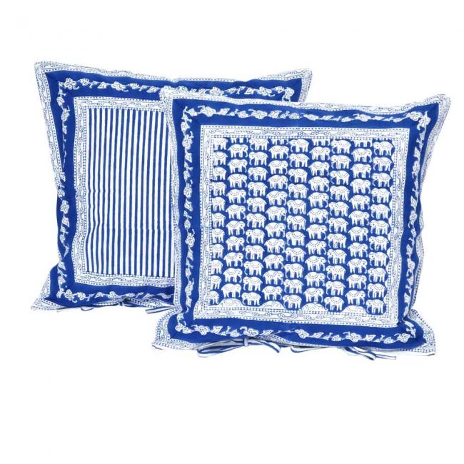 Wendedesign Kissen Little Elephant blau