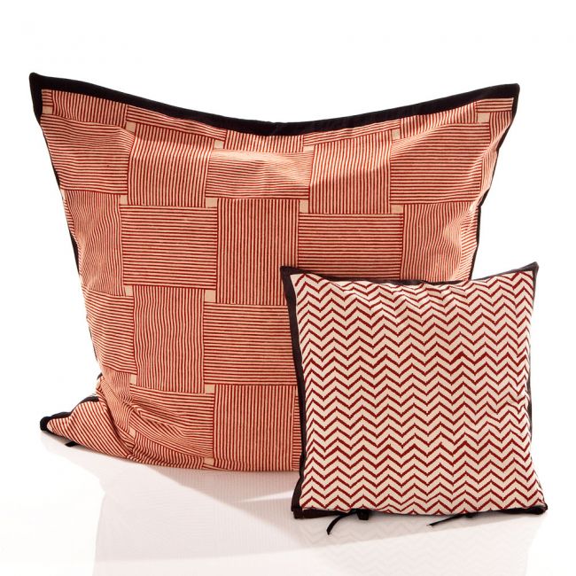 Kissen Nippon Red in Wendeoptik