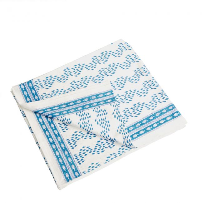 Laken türkise Fische