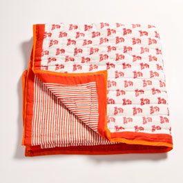 Quilt Orange Tiger