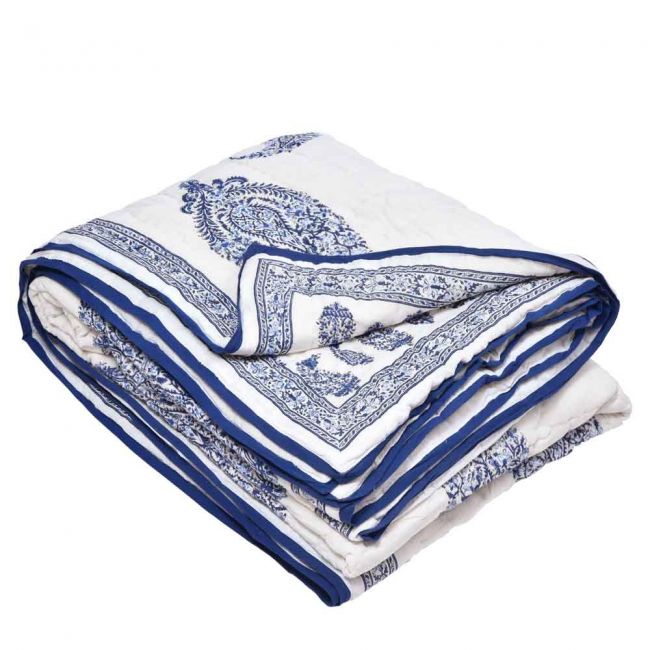 Quilt Paisley Blue