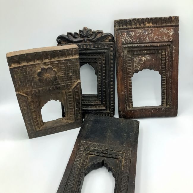Einzigartige antike Holzrahmen aus Indien