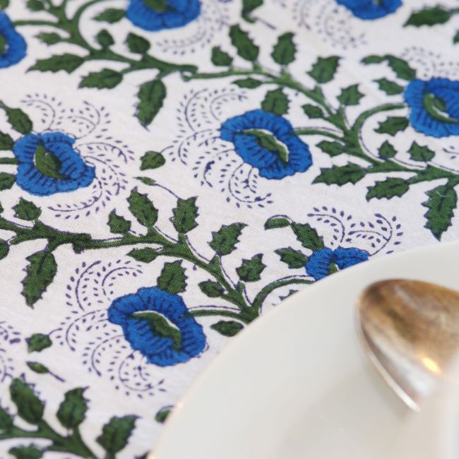 Detail der Tischdecke Kismet