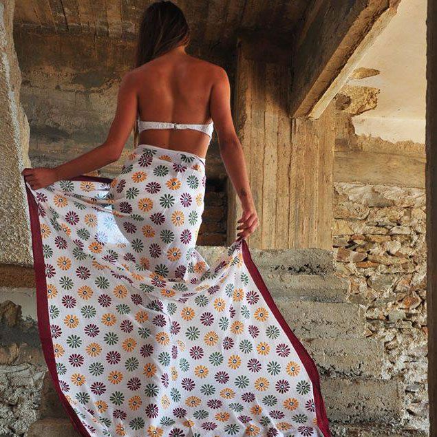 Tuch Daisy - ein fröhlicher Pareo